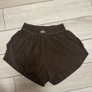 Alo Brown Match Point Shorts